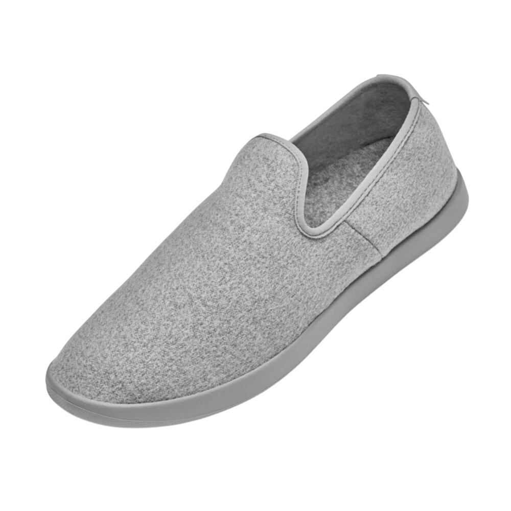 AllBirds Mens Wool Lounger Casual Sneakers Size 9 EU 41.5 Grey Slip On NWOB